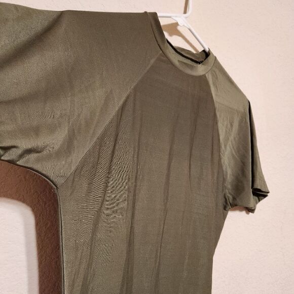 Mens green moisture control shirt marines - Picture 3 of 6